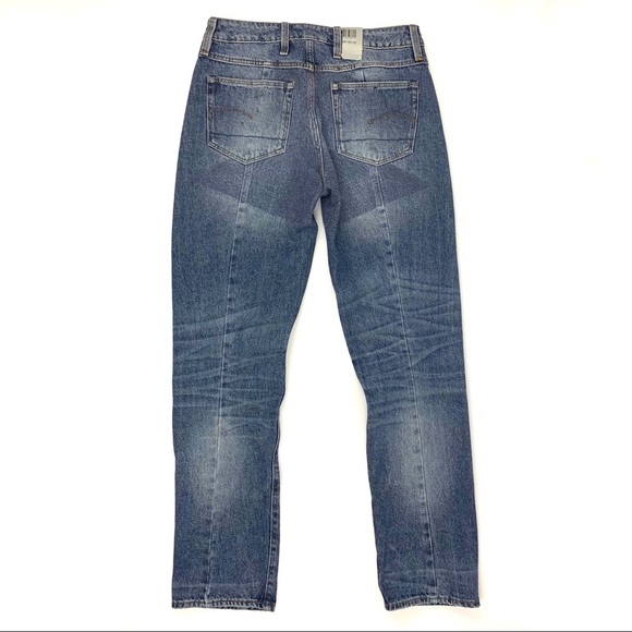 G-Star Raw Lanc 3D High Straight Prestored Blue Jeans, NWT, 27 - Picture 2 of 16